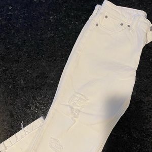 White Lucky Brand Siena Slim Boyfriend Jean sz 27/4